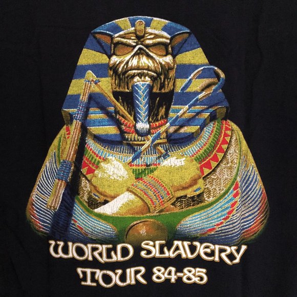 Iron Maiden vintage band tee - youth large - Picture 4 of 5